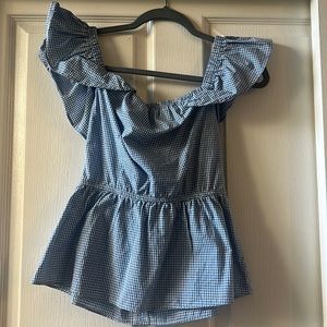 H&M Gingham top - size US 4